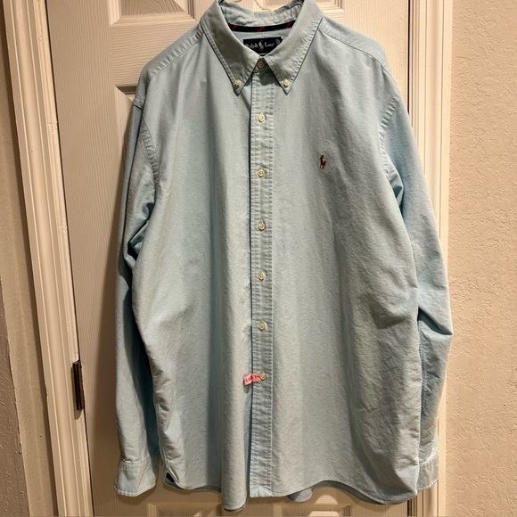 Ralph Lauren Other - Ralph Lauren Men's Classic Fit Oxford light blue-green XXL
